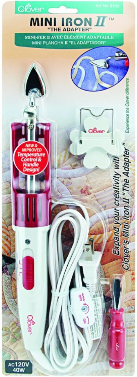 Clover Compact Craft Iron with Multiple Temperature Settings B-68sp